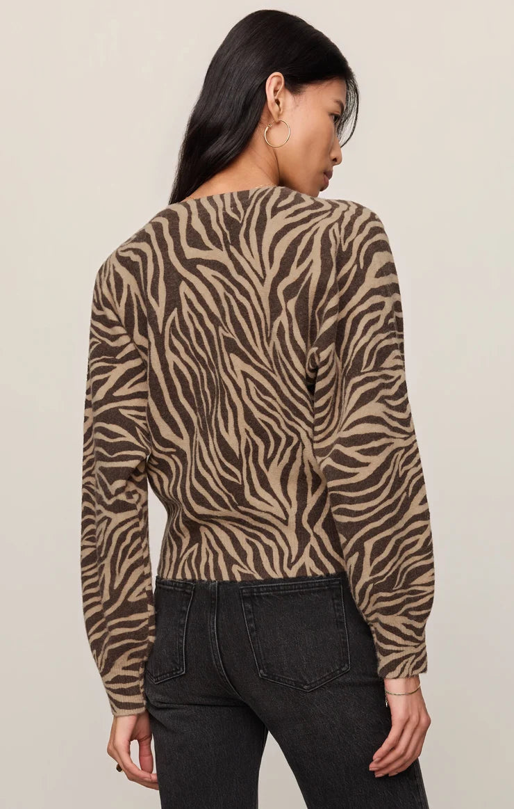 All the Wild Zebra Cardigan