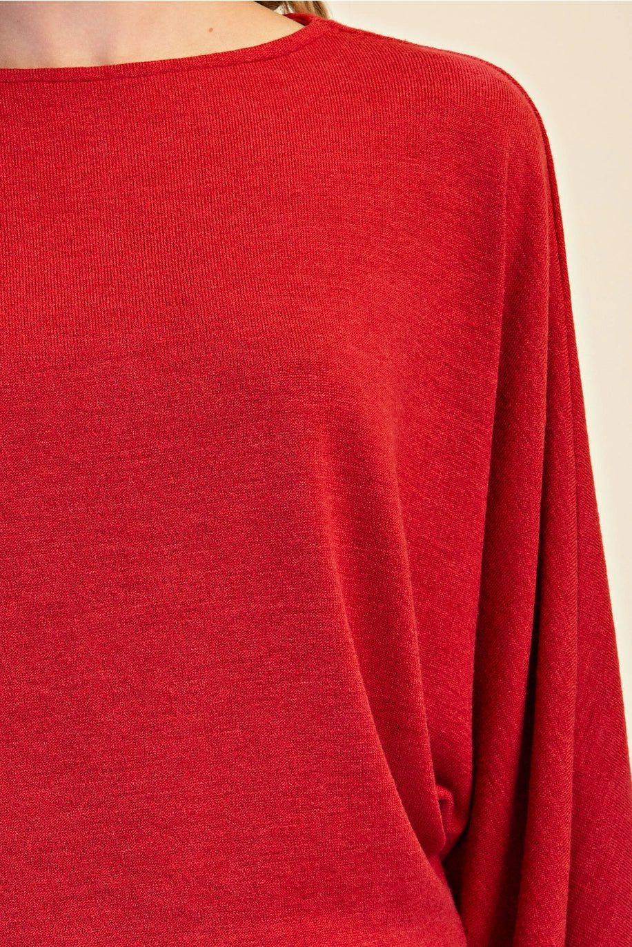 Boat Neck Long Sleeve Pullover Everyday Top