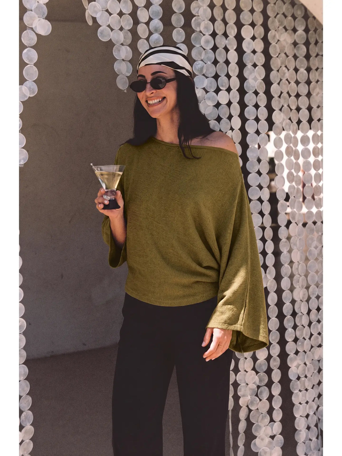 Boat Neck Long Sleeve Pullover Everyday Top