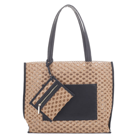DUNCAN RATTAN TOTE
