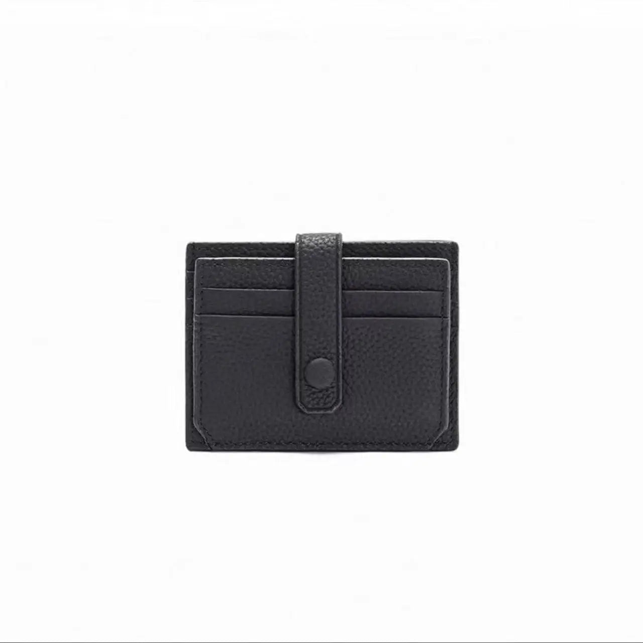 Genuine Leather Pebble Cardholder