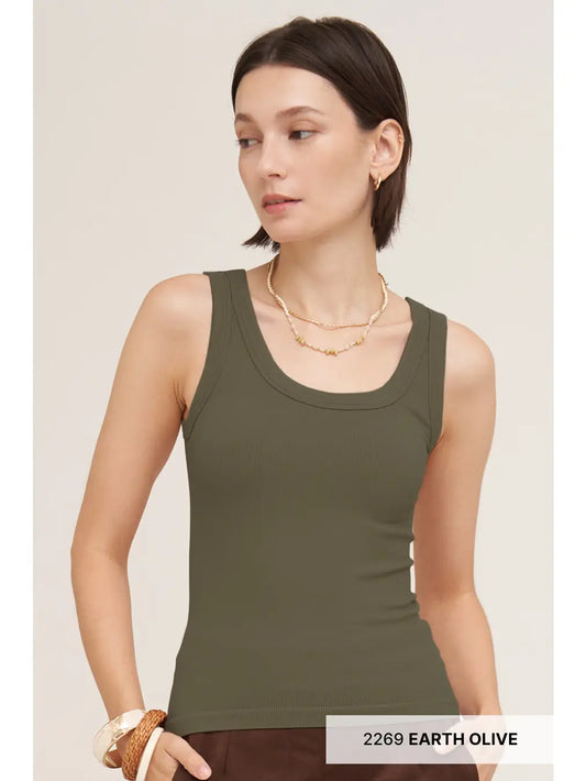 Reversible Ribbed Tank Top
