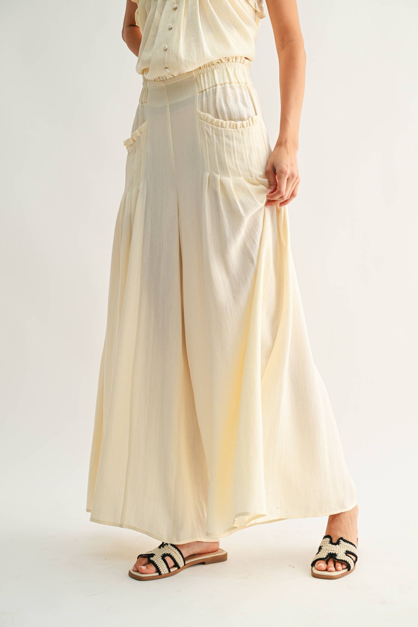 Wide-Leg Palazzo Pants