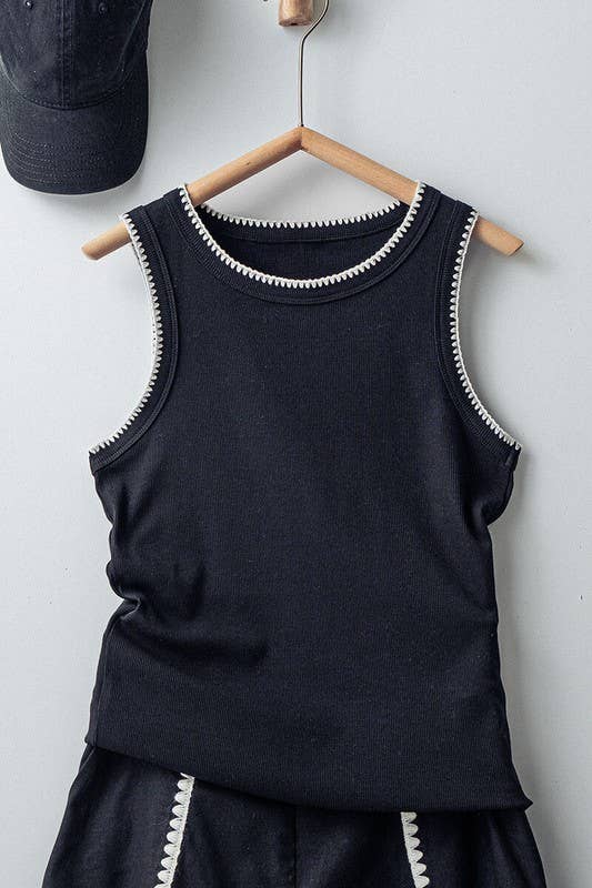 SYDNEY STRUCTURE KNIT TANK TOP