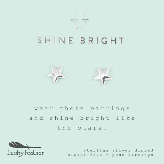 NEW MOON SHINE/STAR EARRINGS