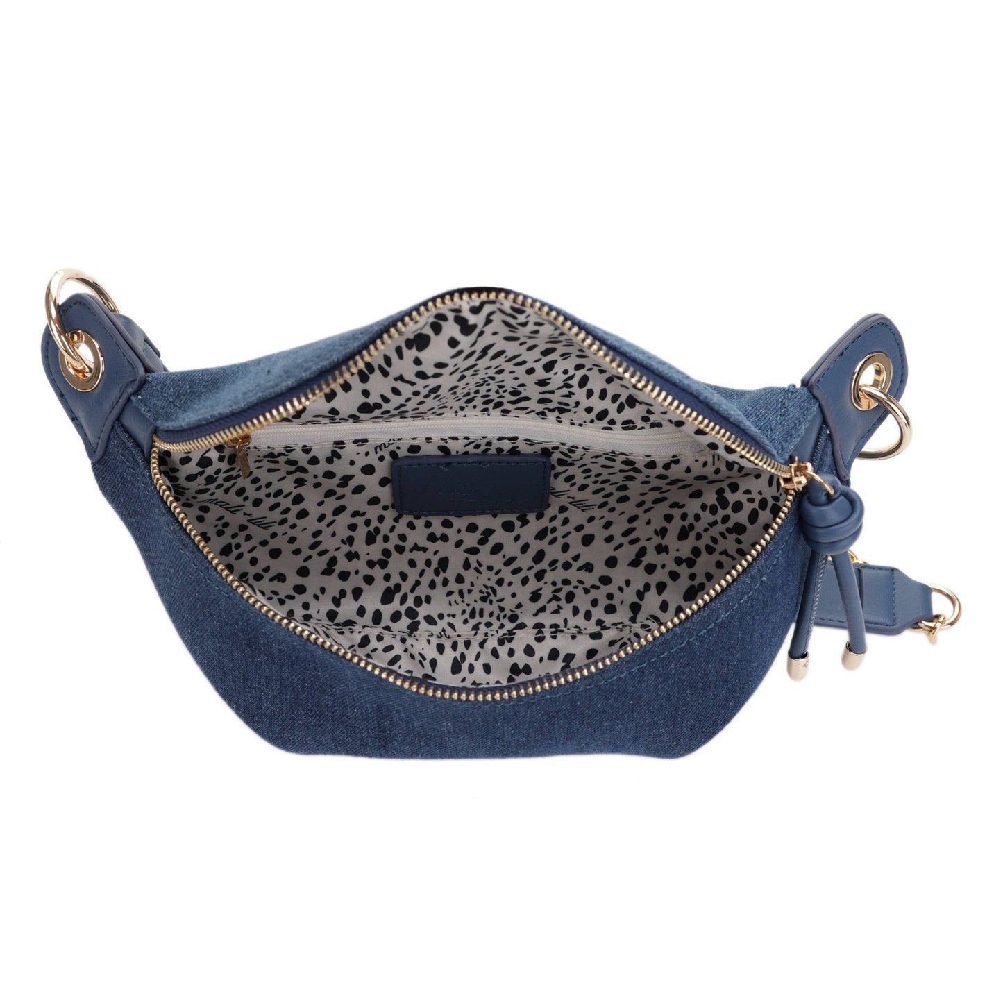 Evelyn Denim Chain Sling Bag