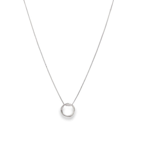 Organic Circle Pendant Necklace
