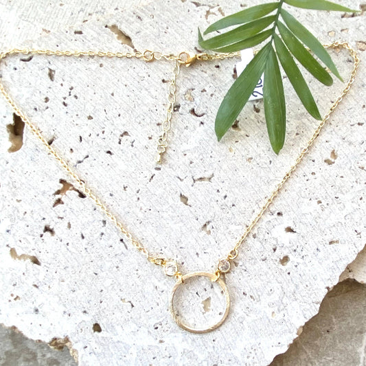 BOUTIQUE SIMPLE CIRCLE NECKLACE