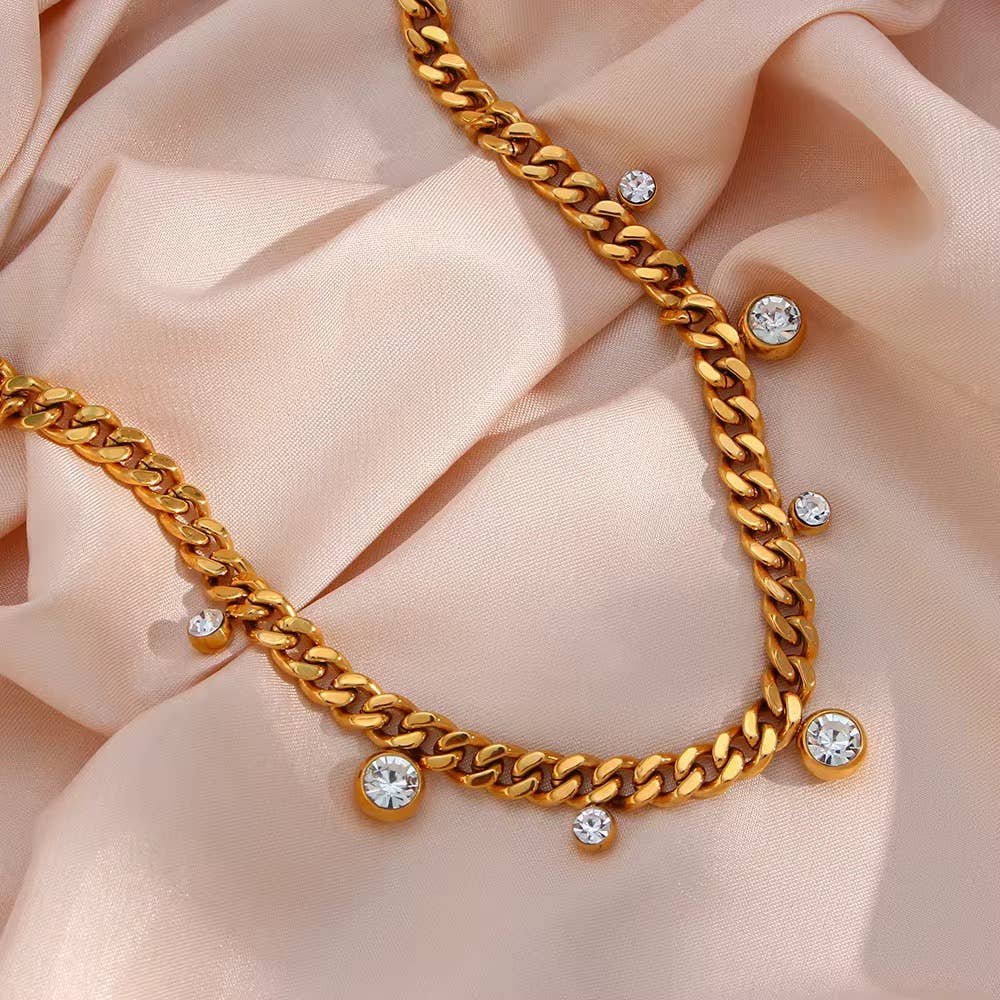 Nova Cuban Waterproof Chain Necklace