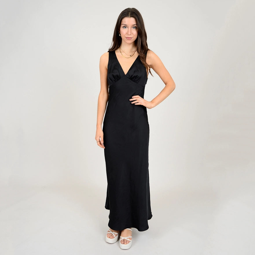 DRIMMA LONG DRESS W/SHIRRED BUST