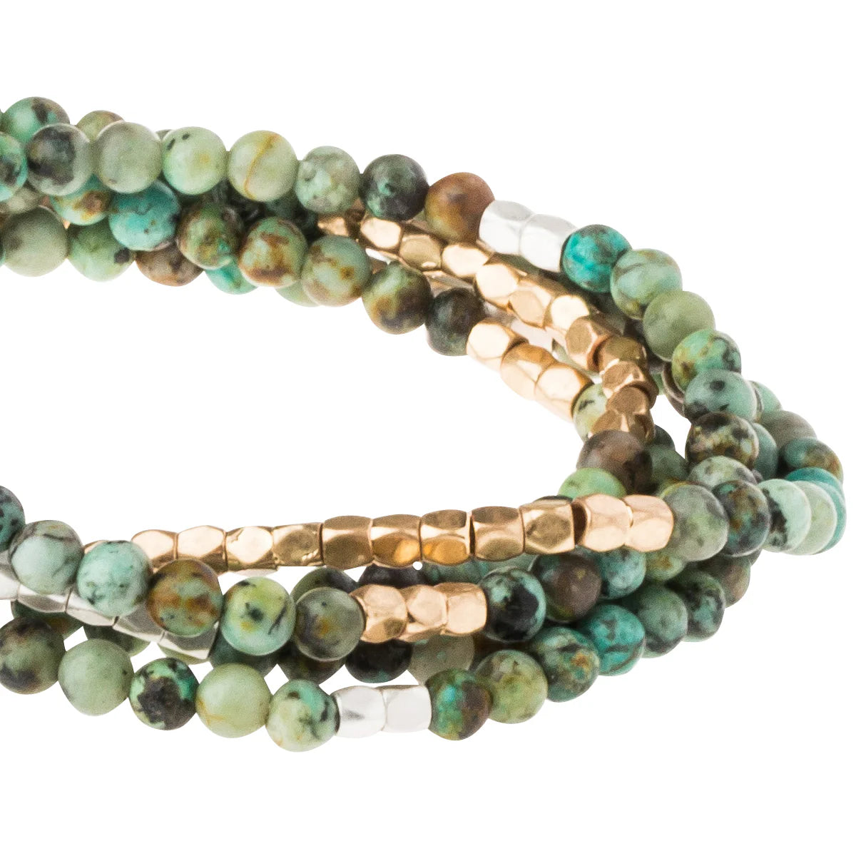 STONE WRAP AFRICAN TURQUOISE - STONE OF TRANSFORMATION