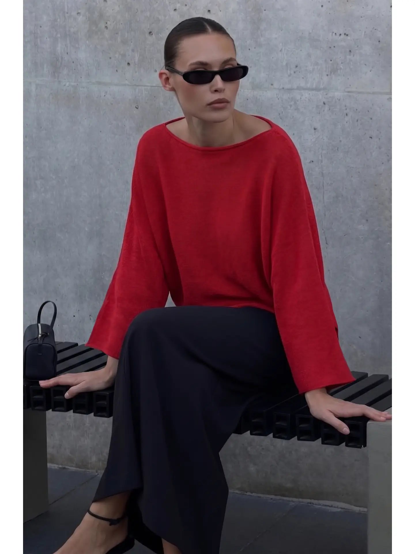 Boat Neck Long Sleeve Pullover Everyday Top