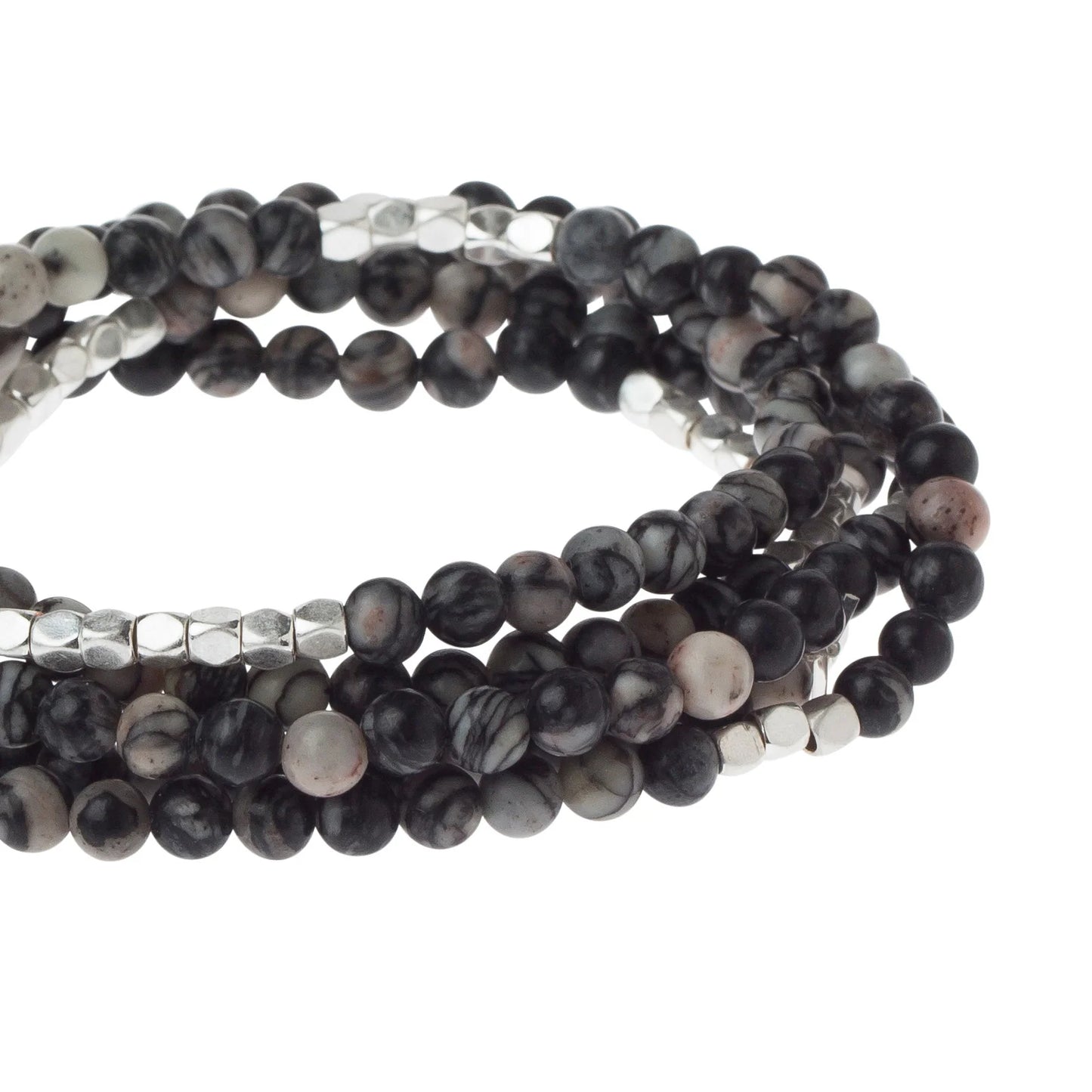 STONE WRAP BLACK NETWORK AGATE - STONE OF INNER STABILITY