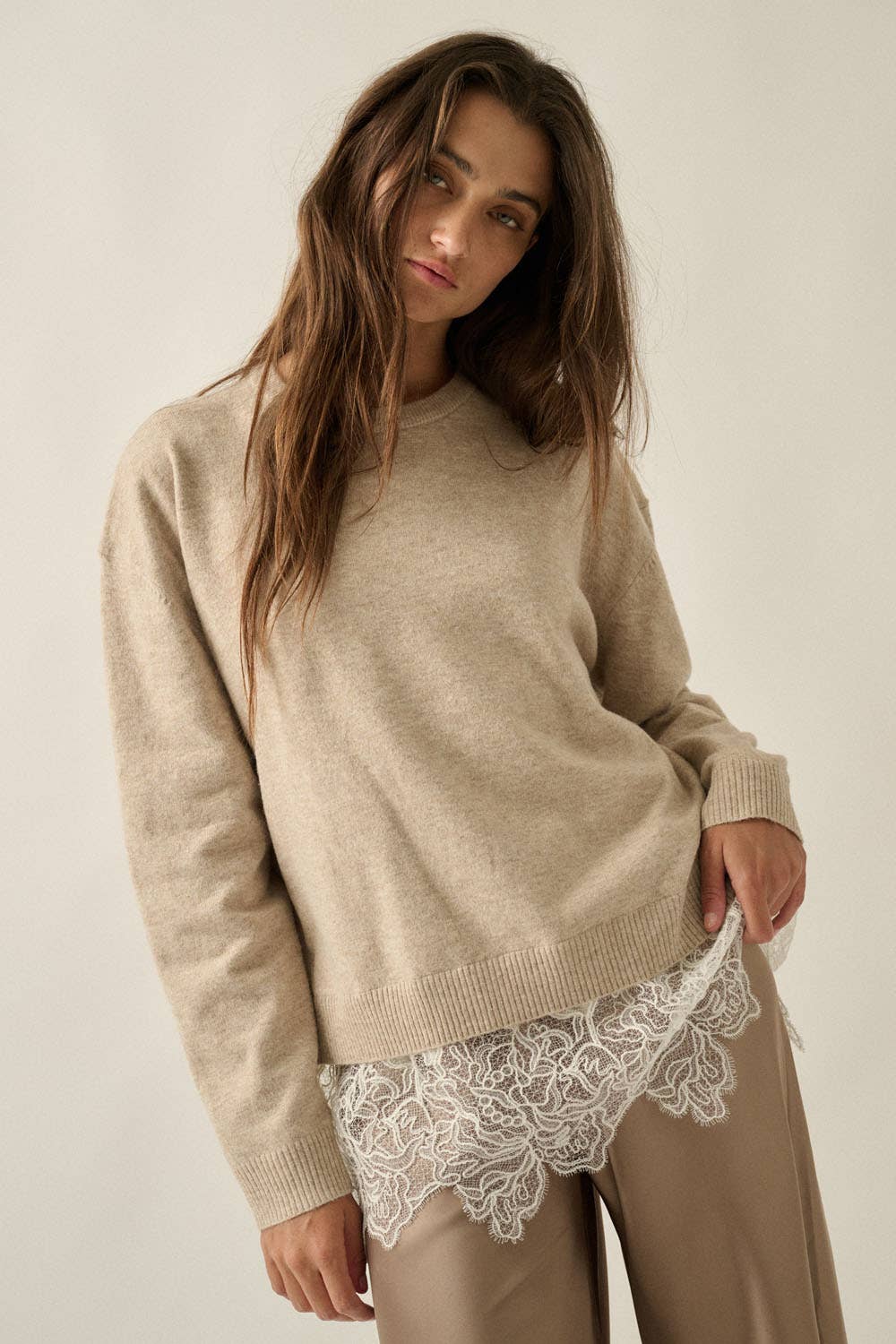 Prim Lace Sweater