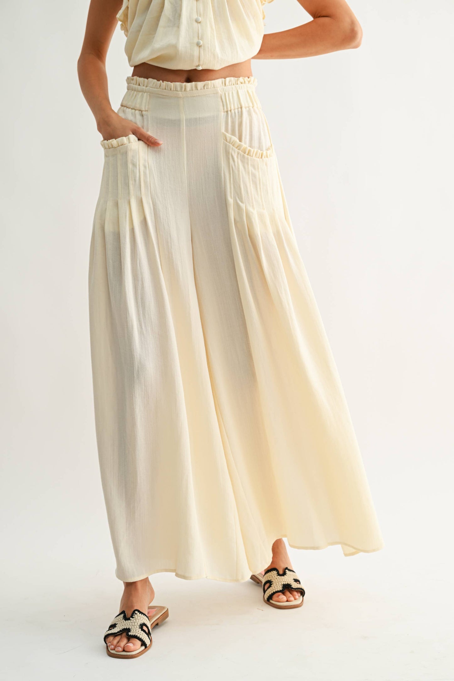 Wide-Leg Palazzo Pants