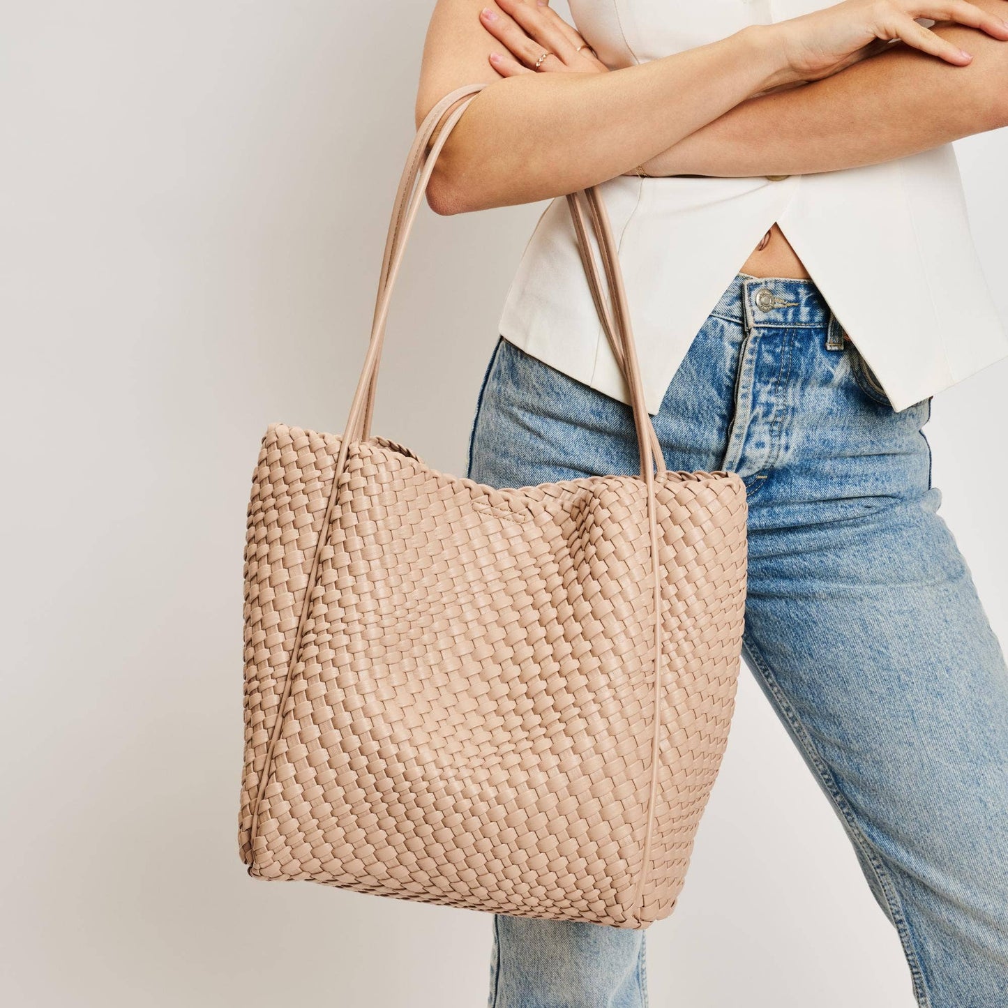 Gladys Woven Tote