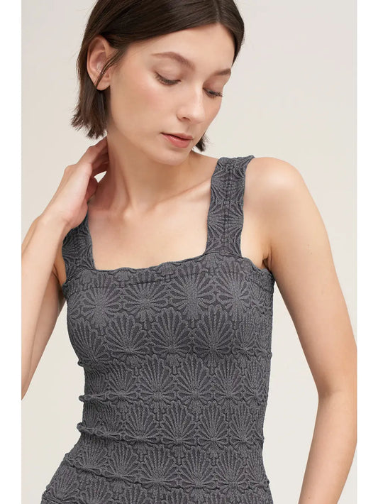 Lace Textured Square Top