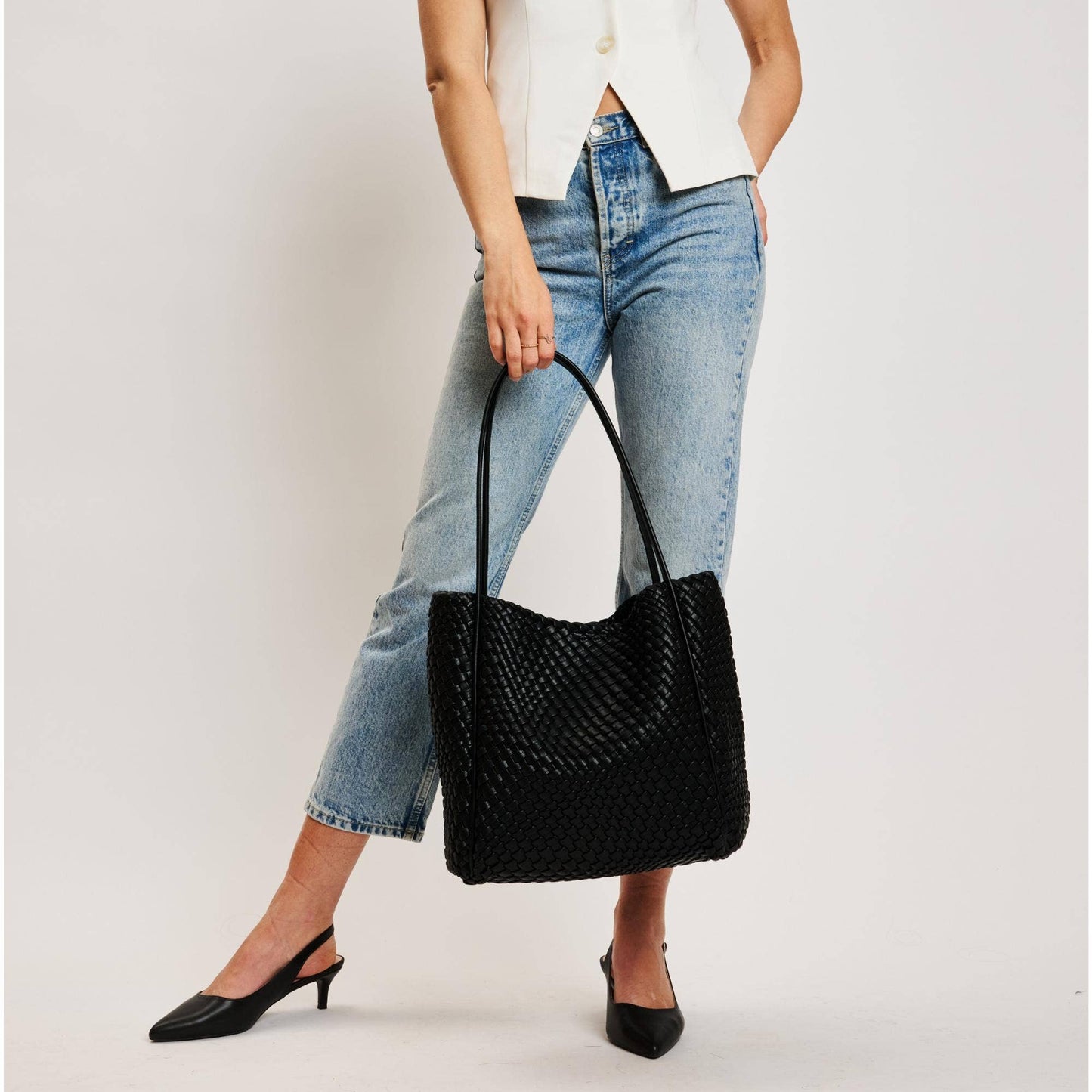 Gladys Woven Tote