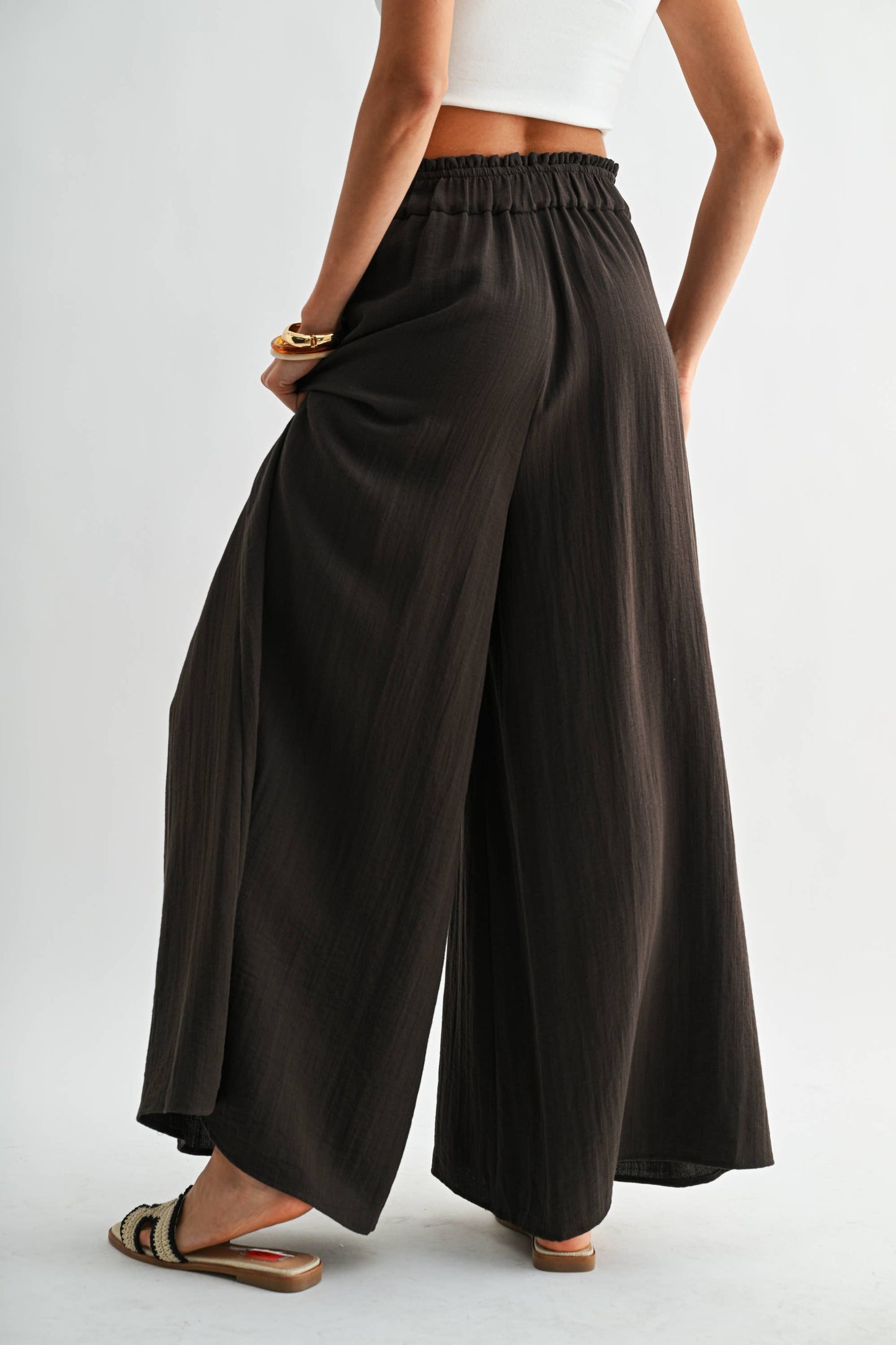 Wide-Leg Palazzo Pants