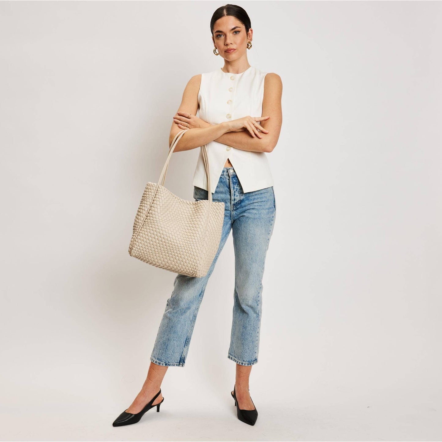 Gladys Woven Tote