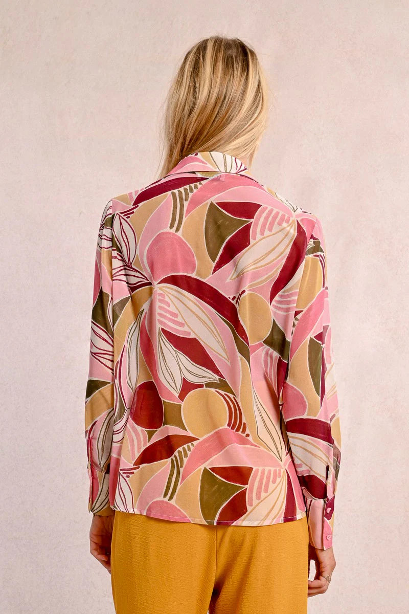 FLOWY PRINTED BLOUSE