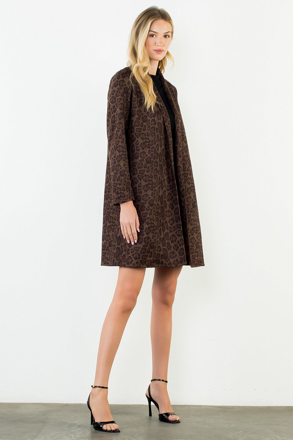 Animal Print Coat