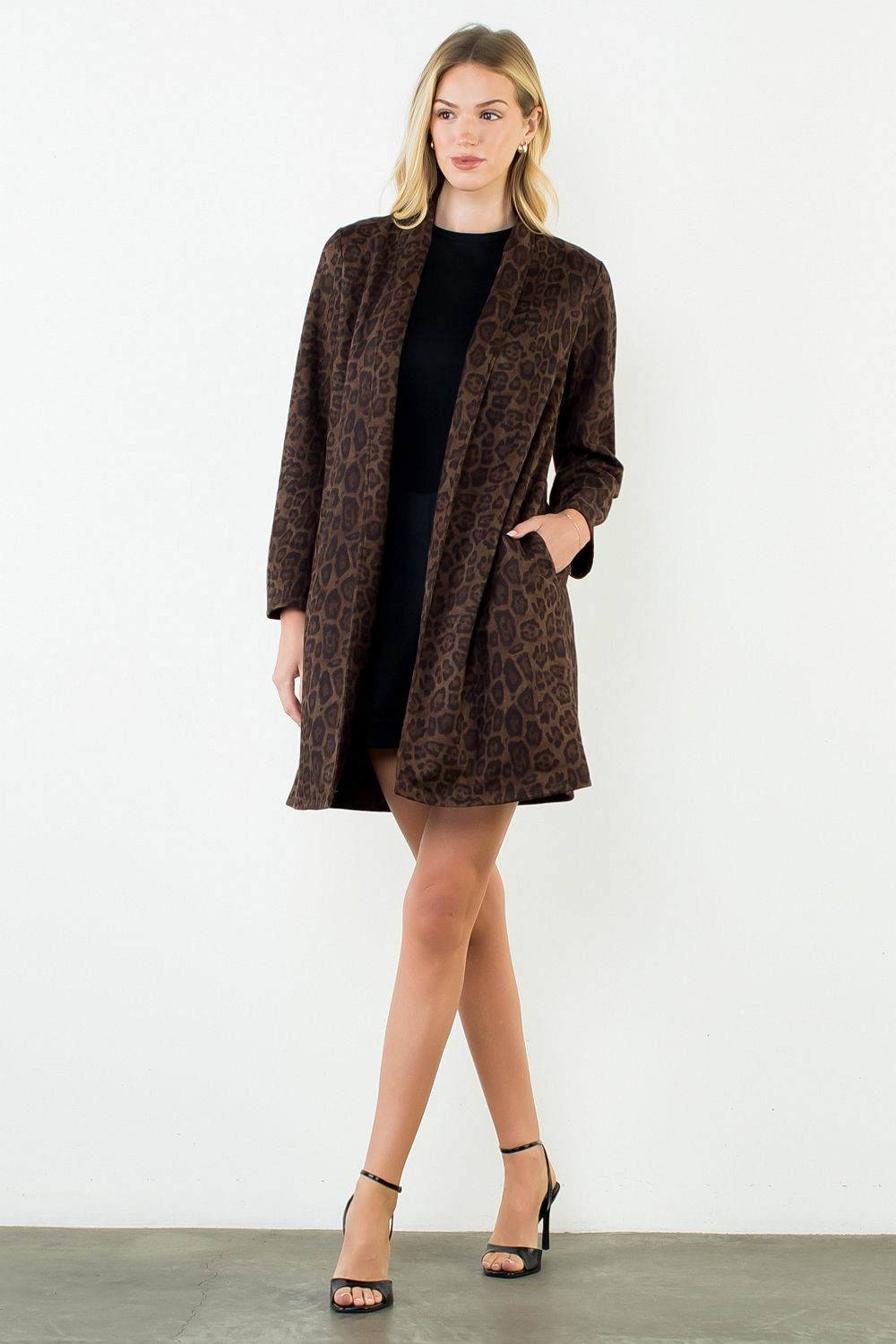 Animal Print Coat