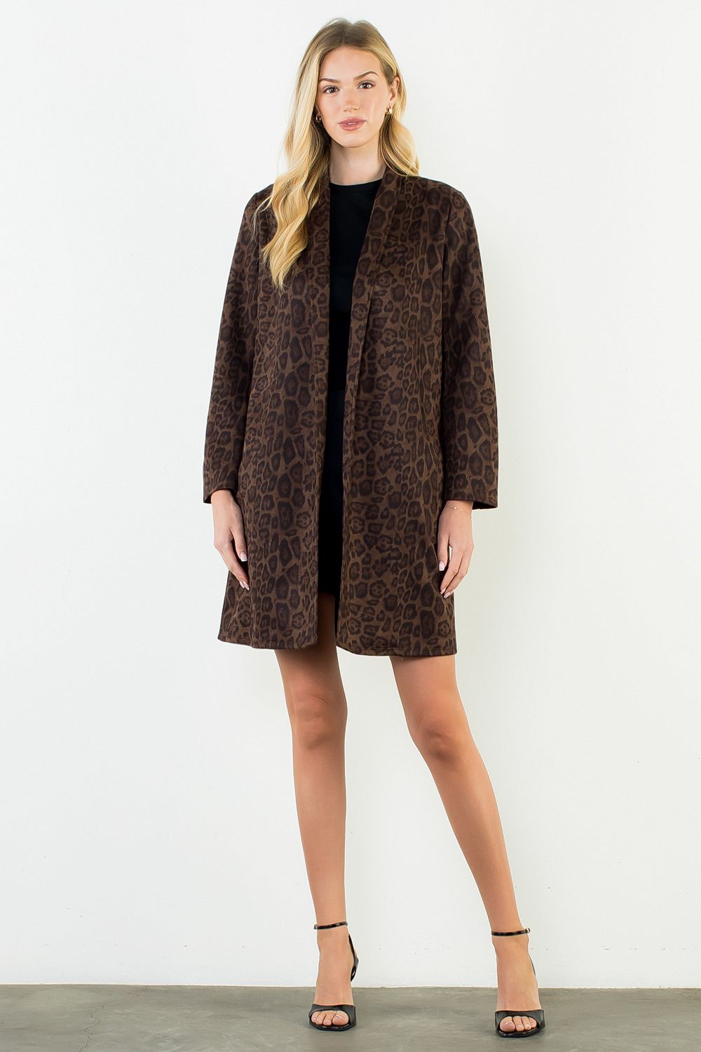Animal Print Coat