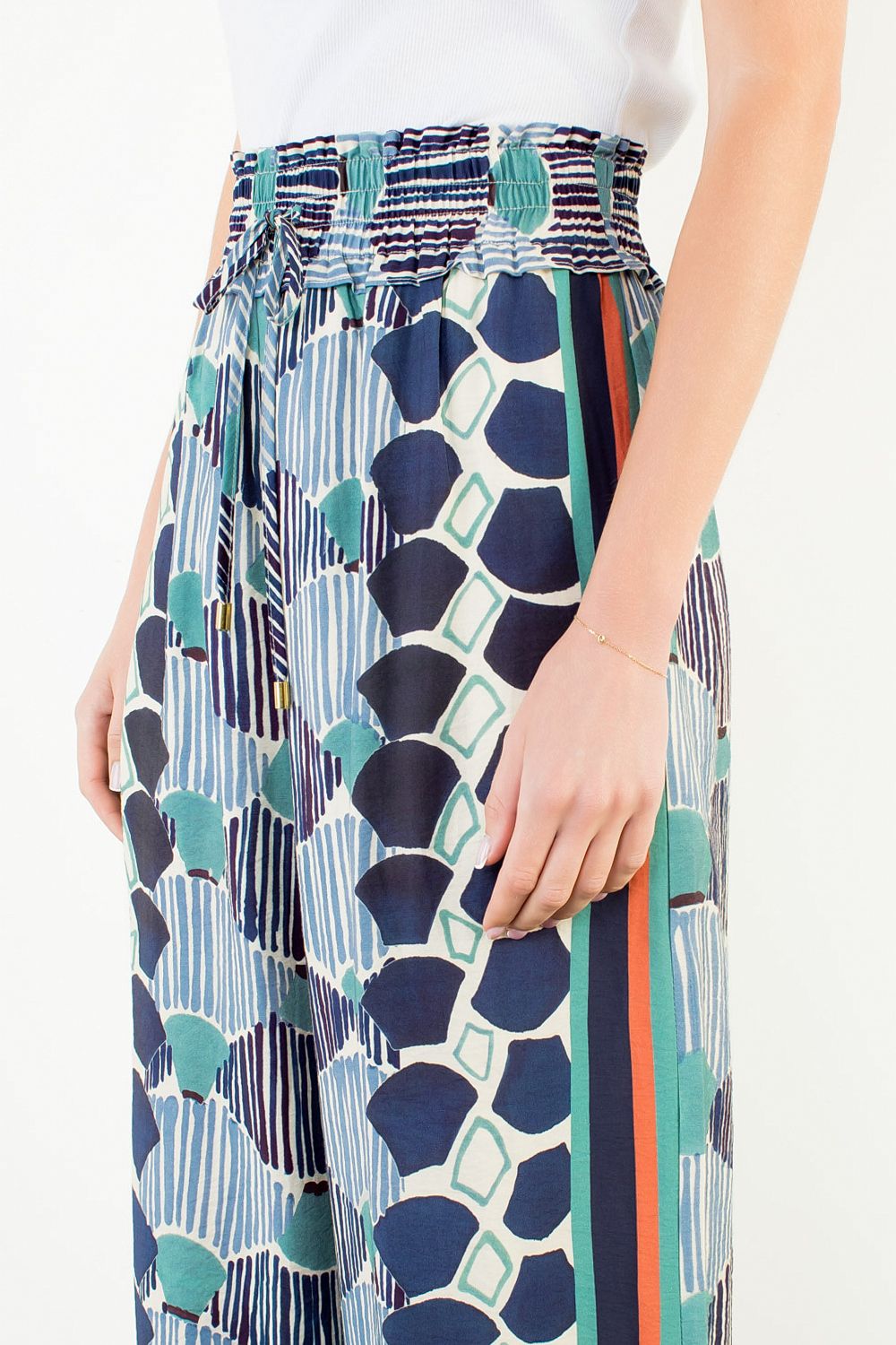 Multi Pattern Loose Pant