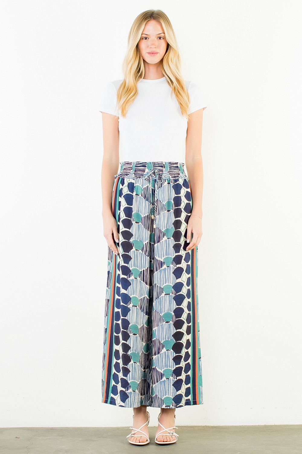 Multi Pattern Loose Pant