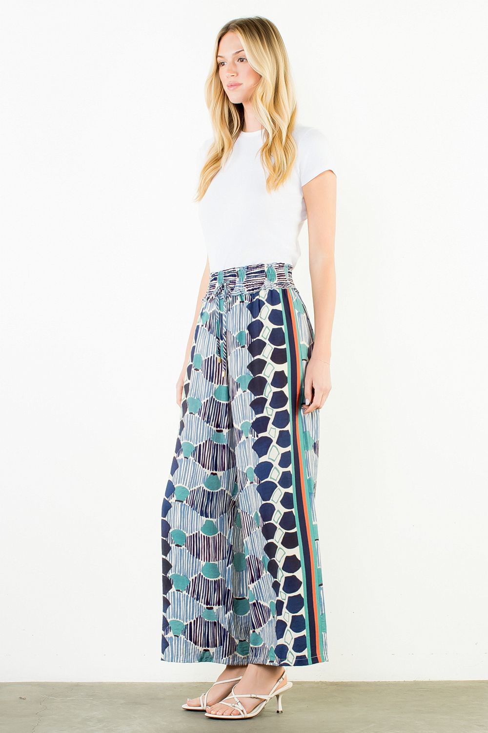 Multi Pattern Loose Pant