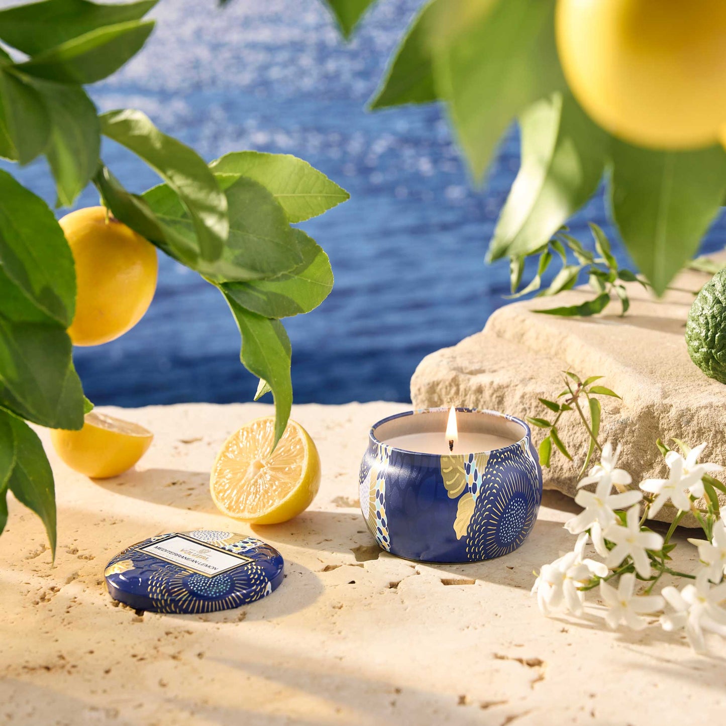 MEDITERRANEAN LEMON|MINI TIN CANDLE