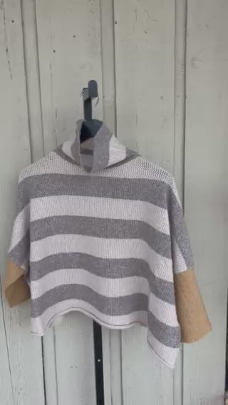 LONDON STRIPE SWEATER BY KERISMA - BEIGE MULTI