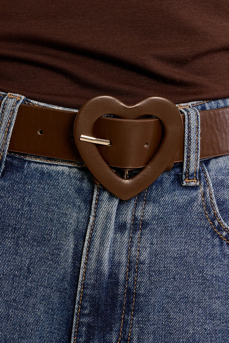 Heart Buckle Belt
