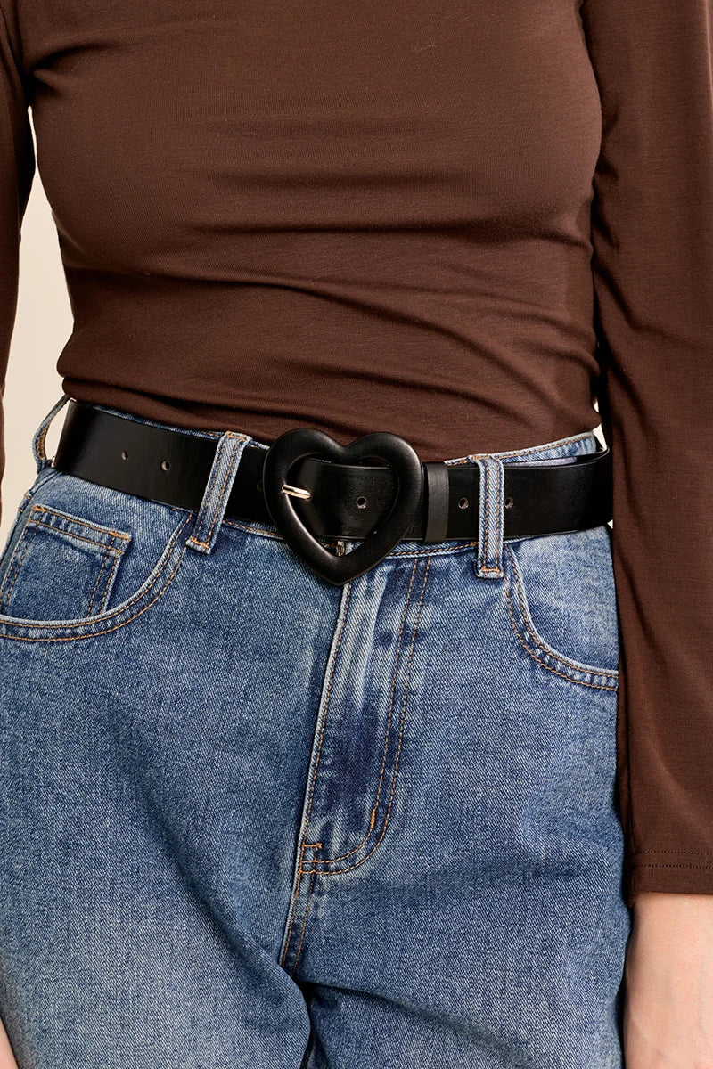 Heart Buckle Belt