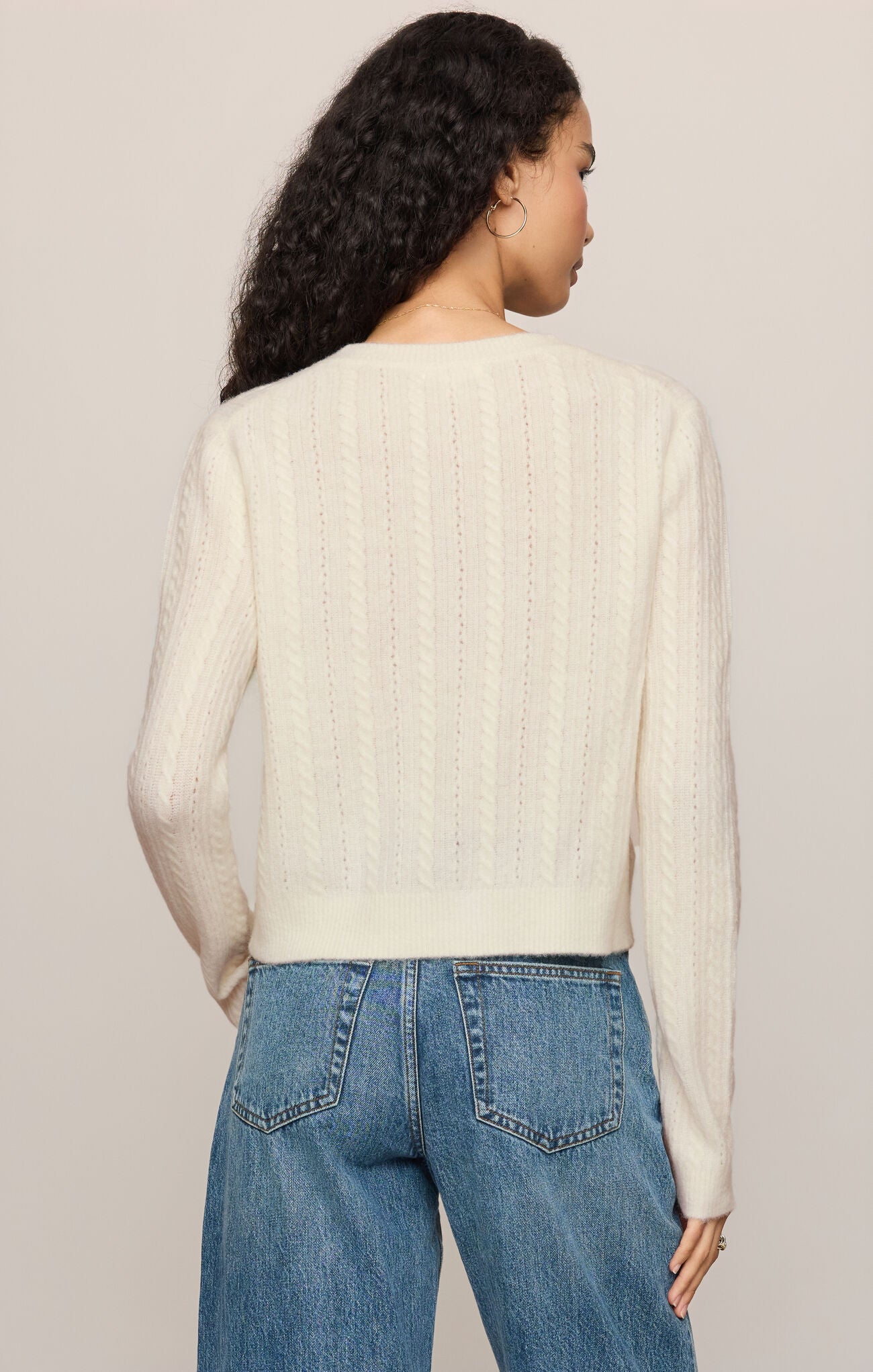 Medina Pointelle Cardigan