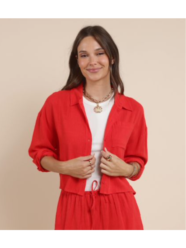 SUGARLOAF LOOSE BUTTON UP SHIRT