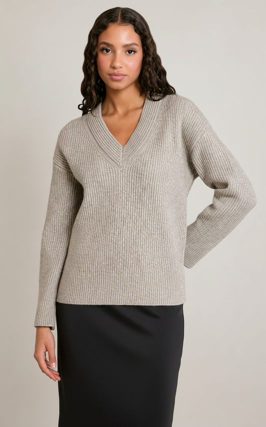 V-Neck Sweater Top