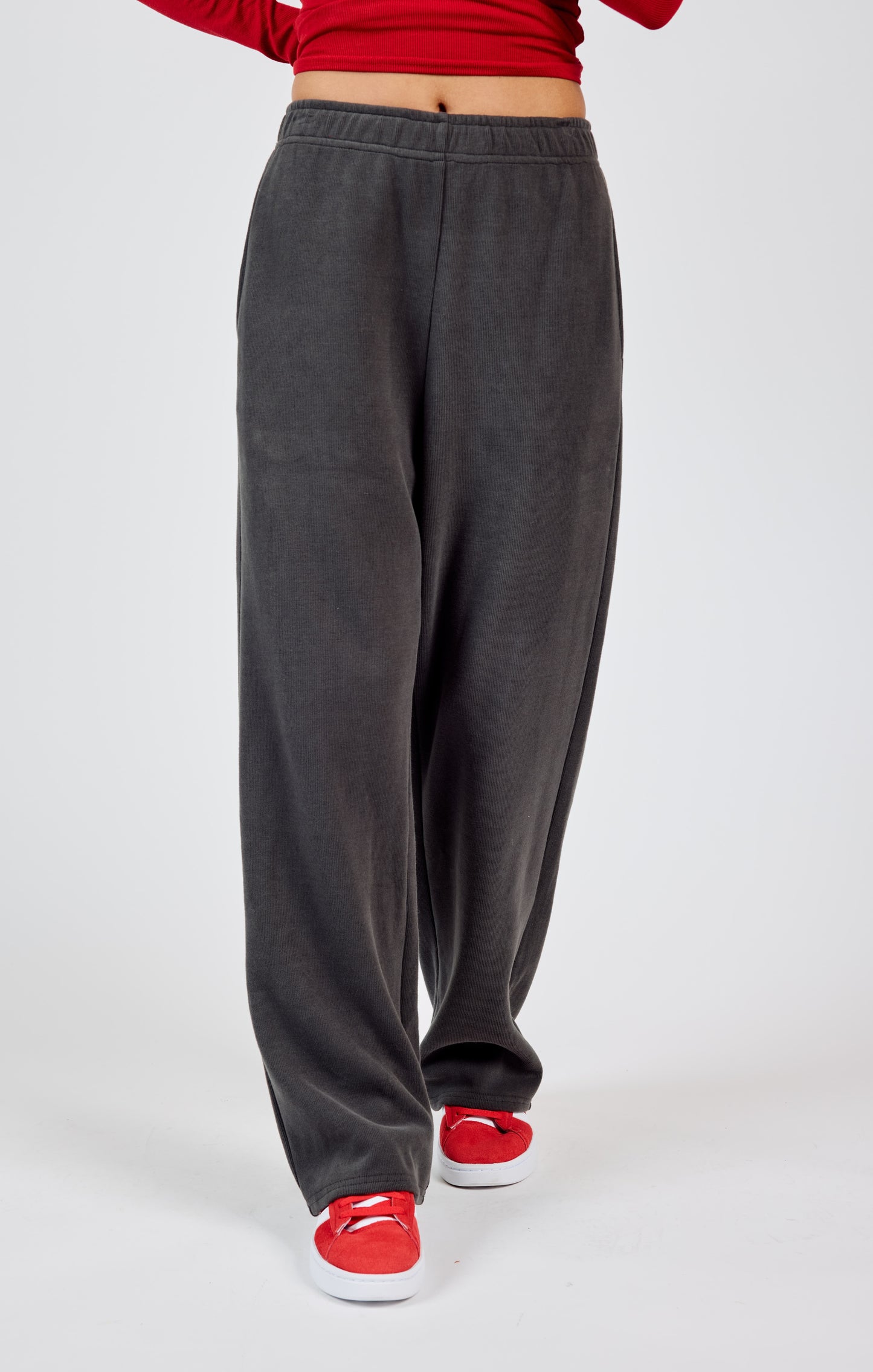 RELAXED STAY WIDE LEG SWEATPANTS