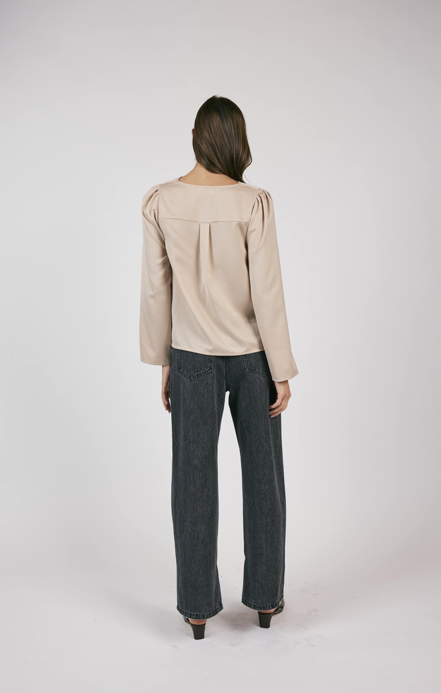 MODERNITY COWL NECK BLOUSE