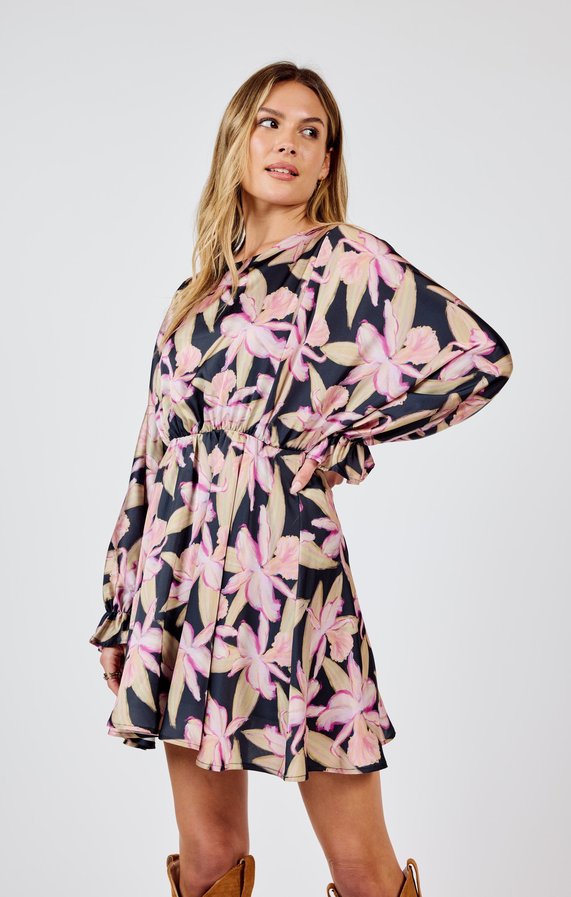 CANDLELIGHT DOLMAN SLEEVE MINI DRESS Tru Bleu Boutique CANDLELIGHT DOLMAN SLEEVE MINI DRESS Tru Bleu Boutique