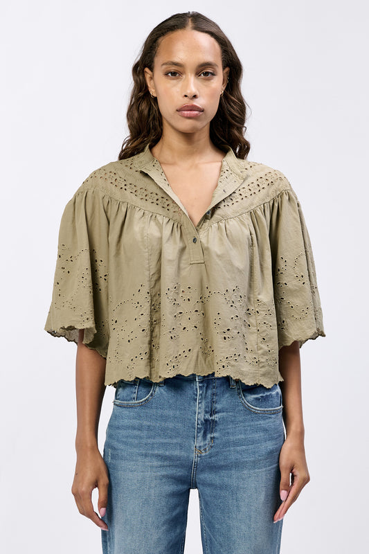 ELODIA TOP OLIVE BRANCH