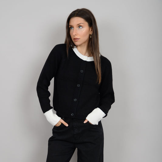 GREGORIANA LS CREWNECK CARDIGAN