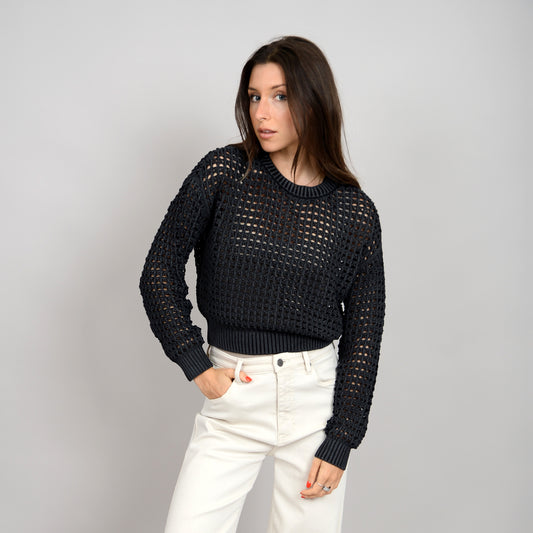 KITARI LONG SLEEVE CREW NECK PULLOVER