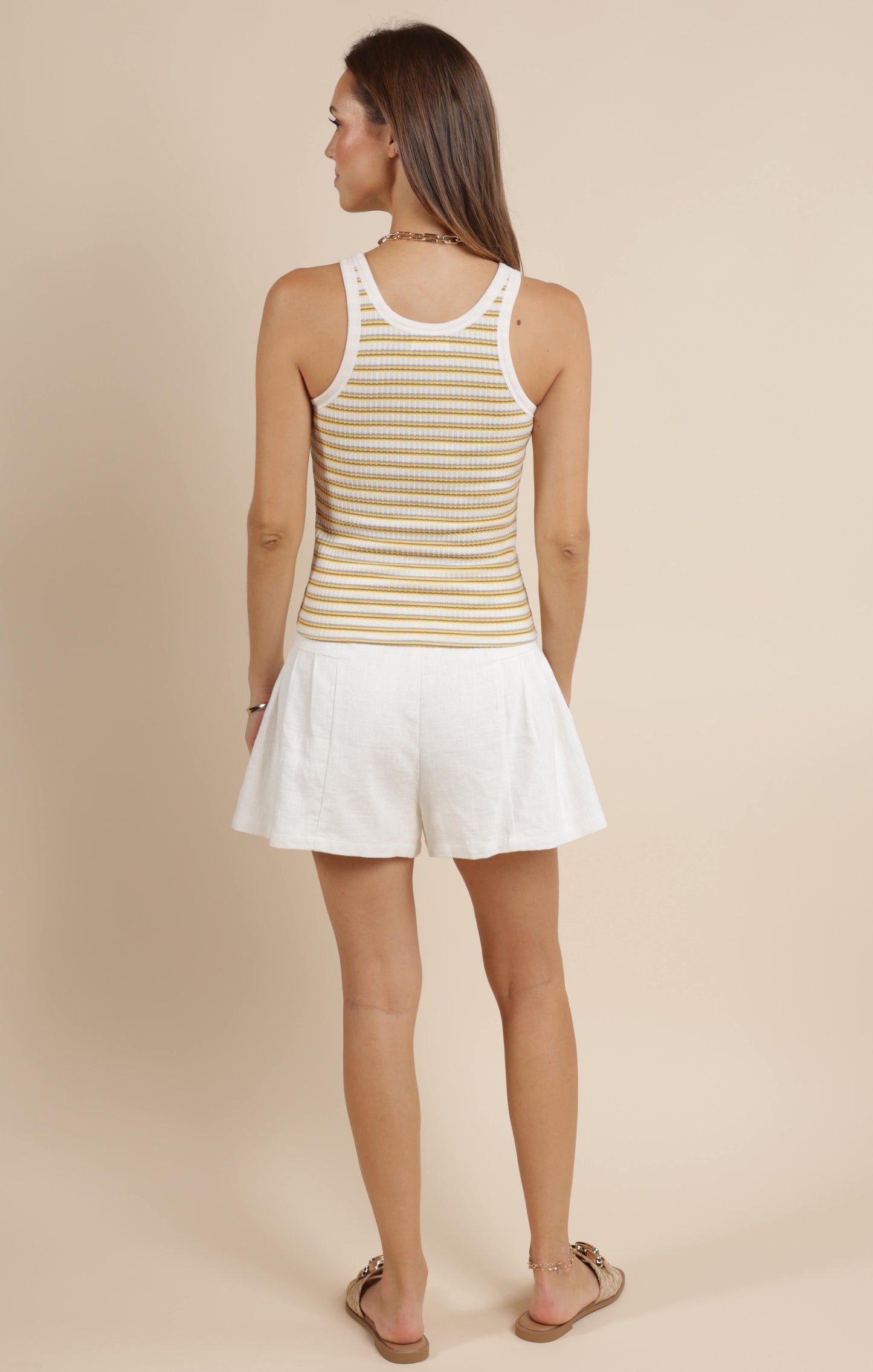 LITTLE THINGS STRIPE KNIT TANK TOP
