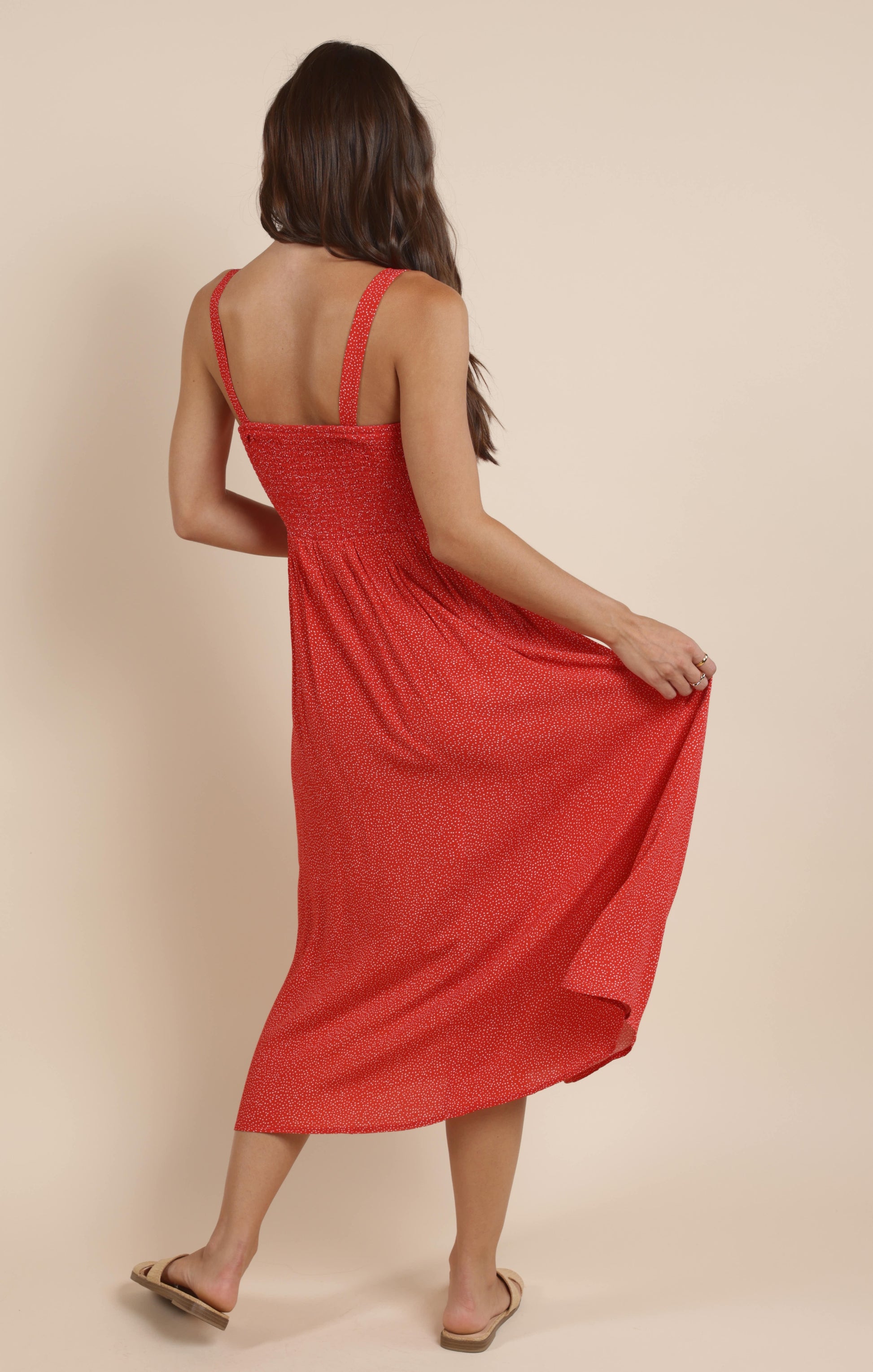NINA MILKMAID MIDI DRESS – Tru Bleu Boutique