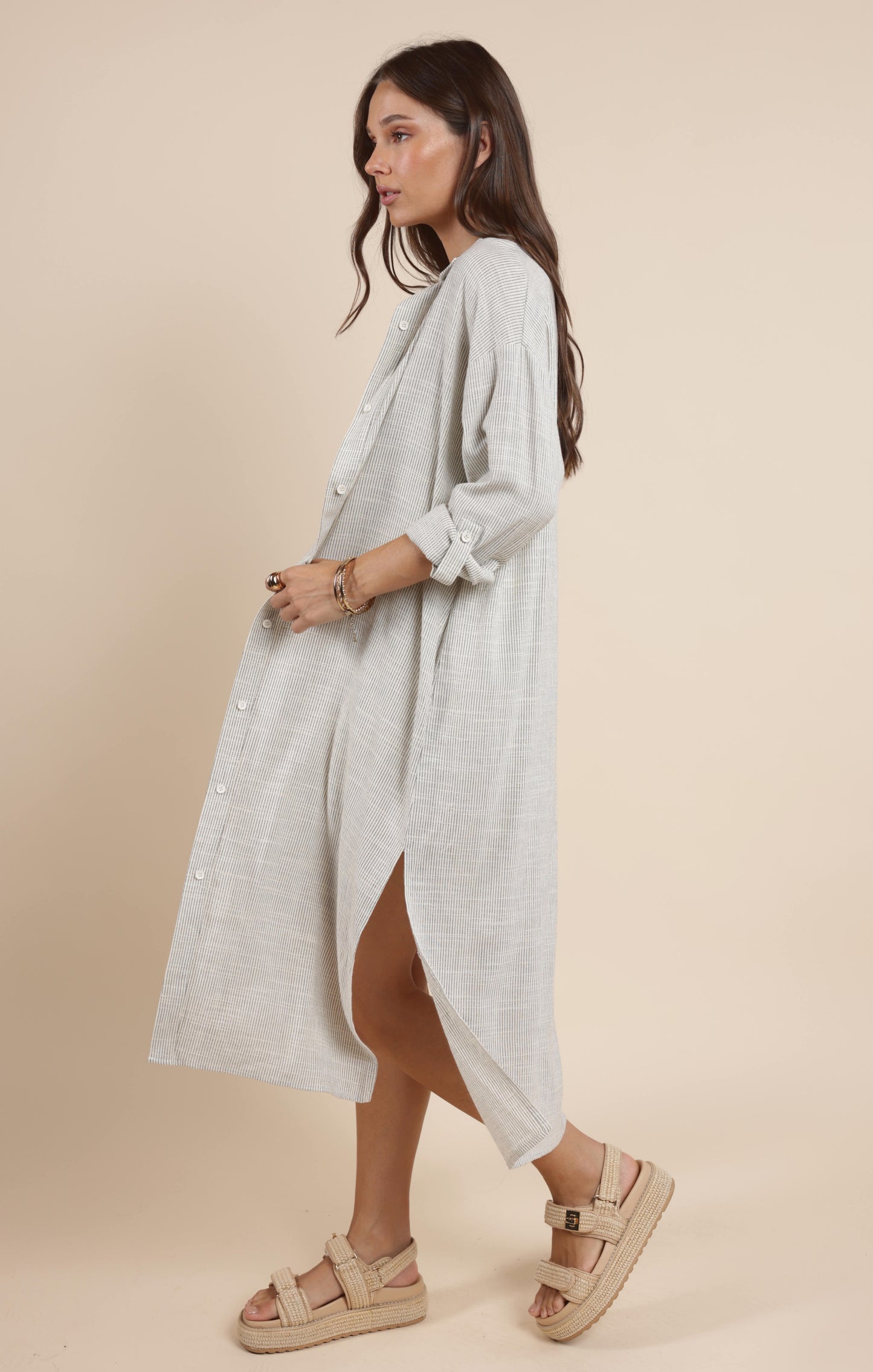 MOJAVE DUSTER SHIRT DRESS