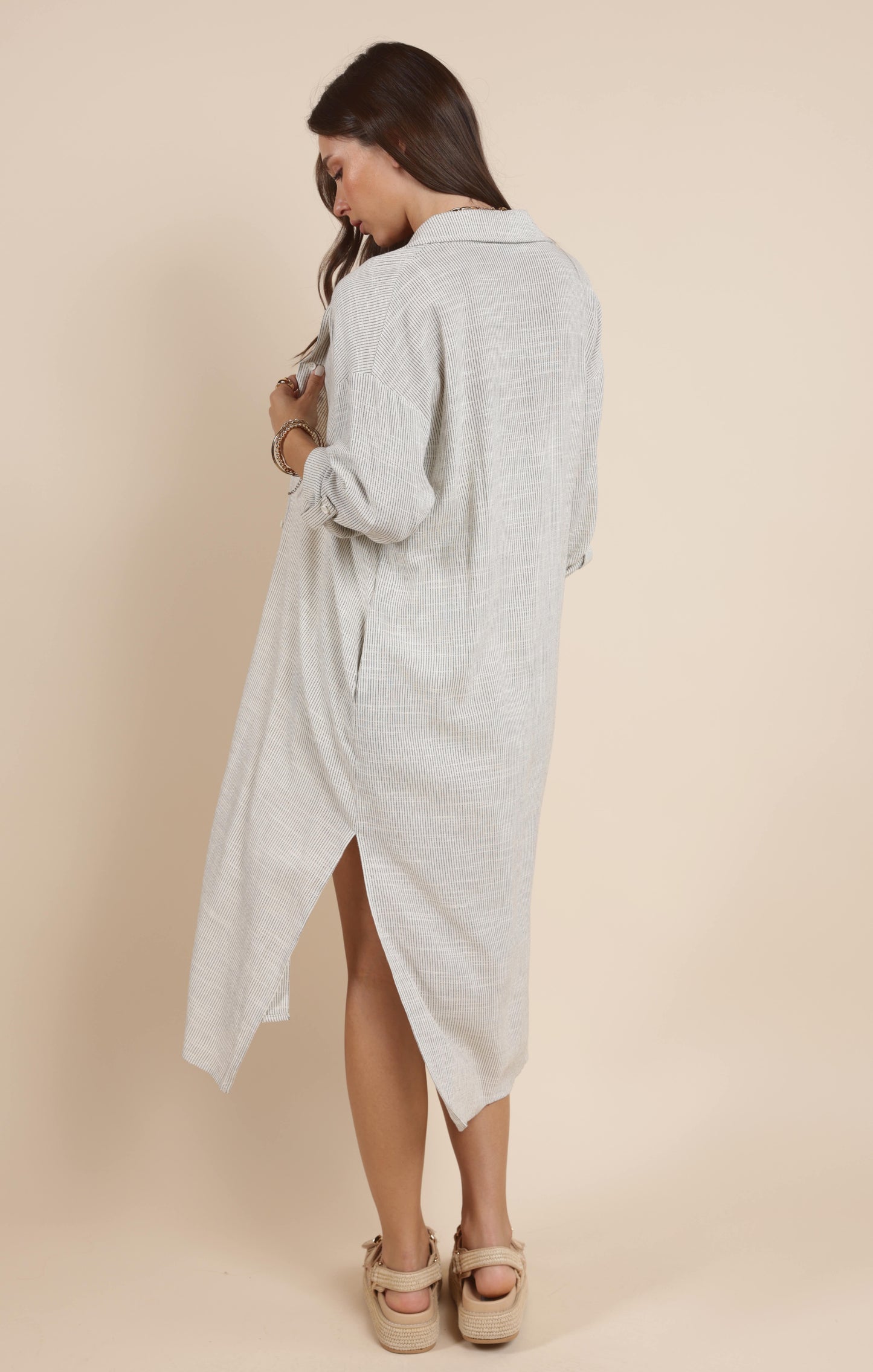 MOJAVE DUSTER SHIRT DRESS