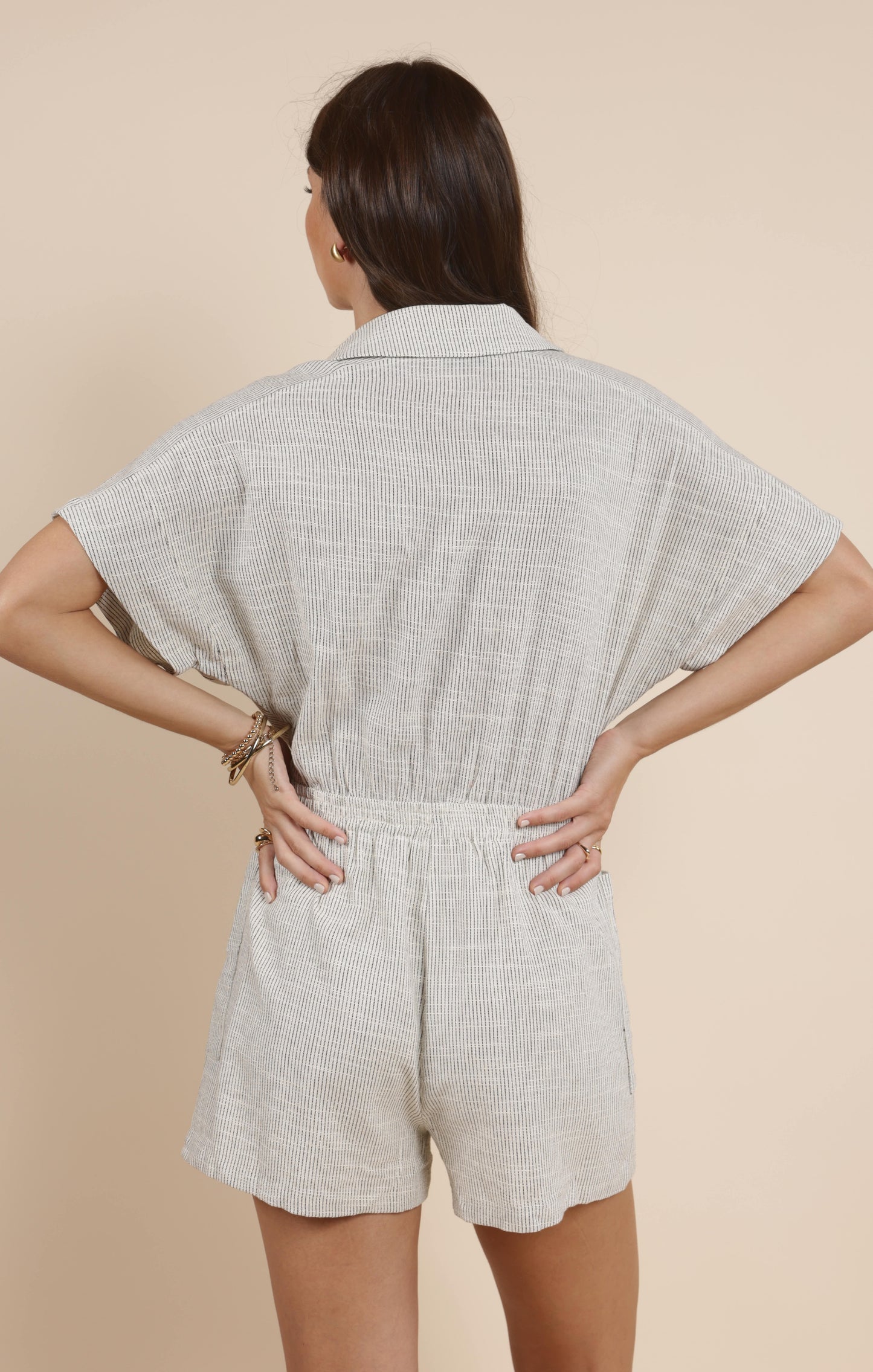 MOJAVE BUTTONED ROMPER