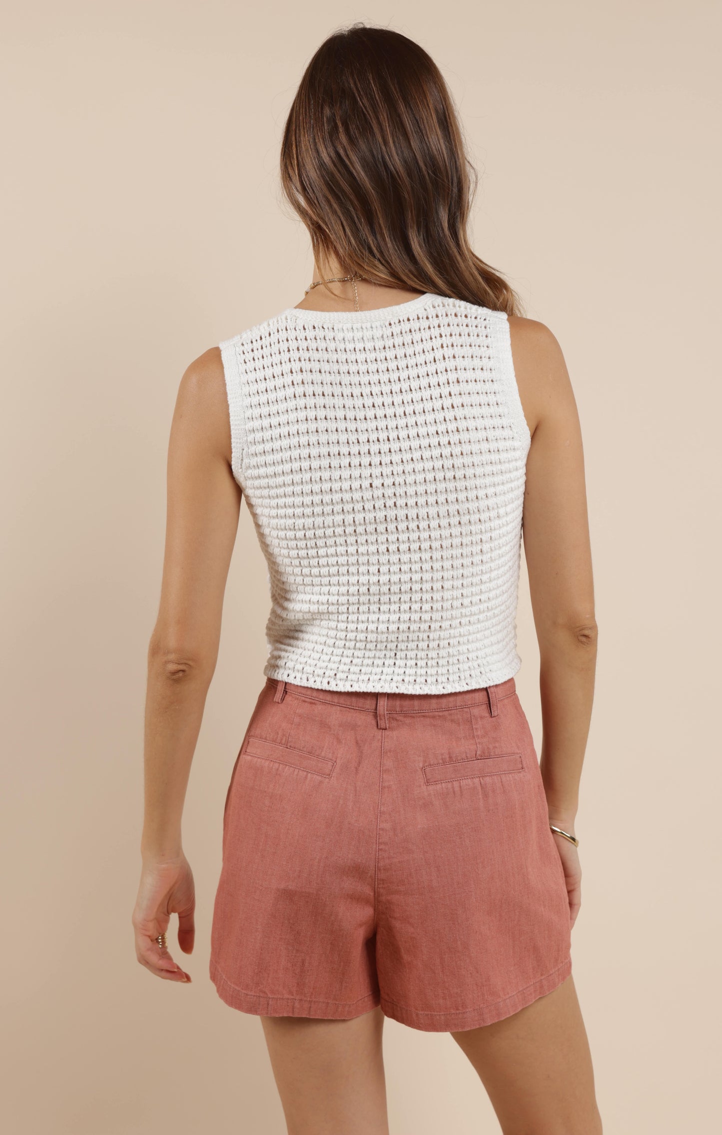 NOVA BUTTON FRONT SWEATER VEST